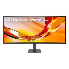 "LG UltraWide 34U620B-B 34'' VA 3440 x 1440 UltraWide Monitor - Stunning 144Hz Display with HDMI & DisplayPort for Ultimate Visu